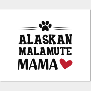 Alaskan Malamute Mama Posters and Art